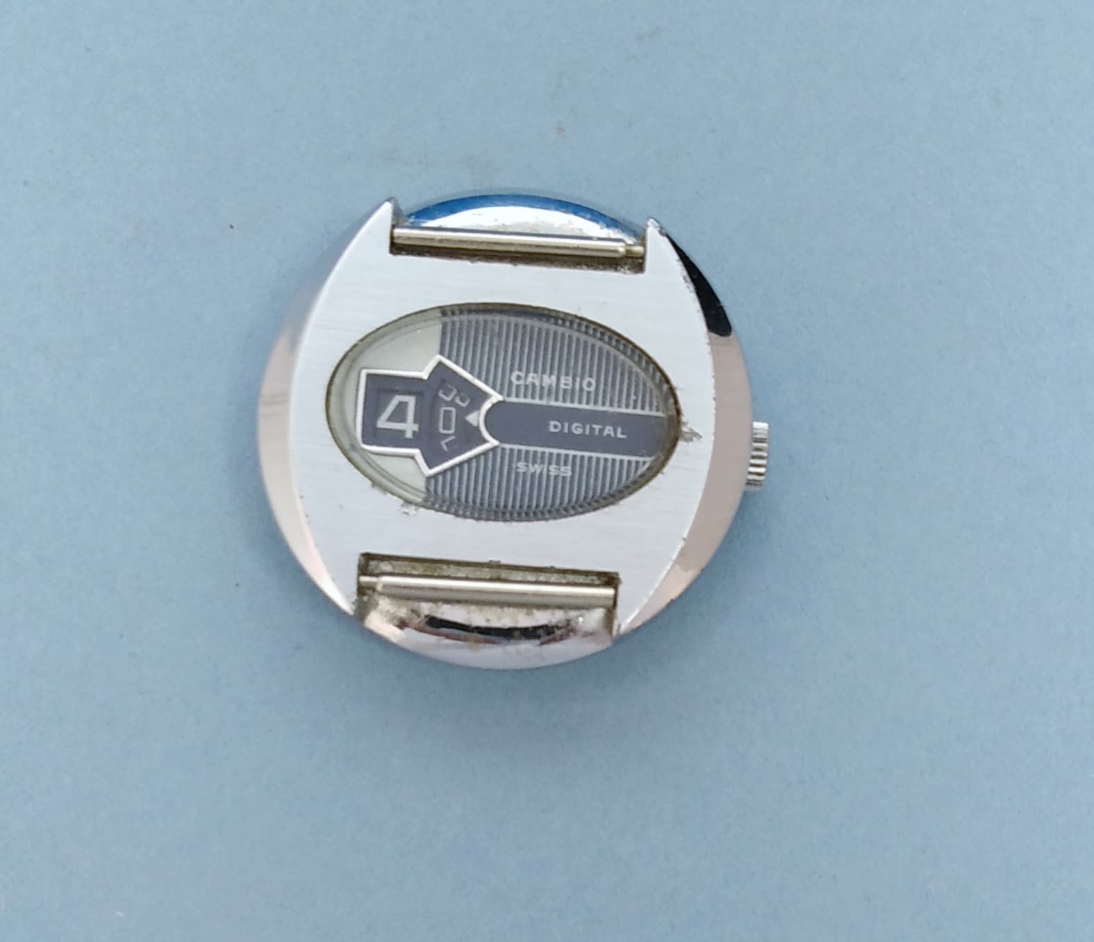 Vintage 1970s Cambio Digital "Jump Hour" Mechanical Watch – Swiss Made (Project / Repair)